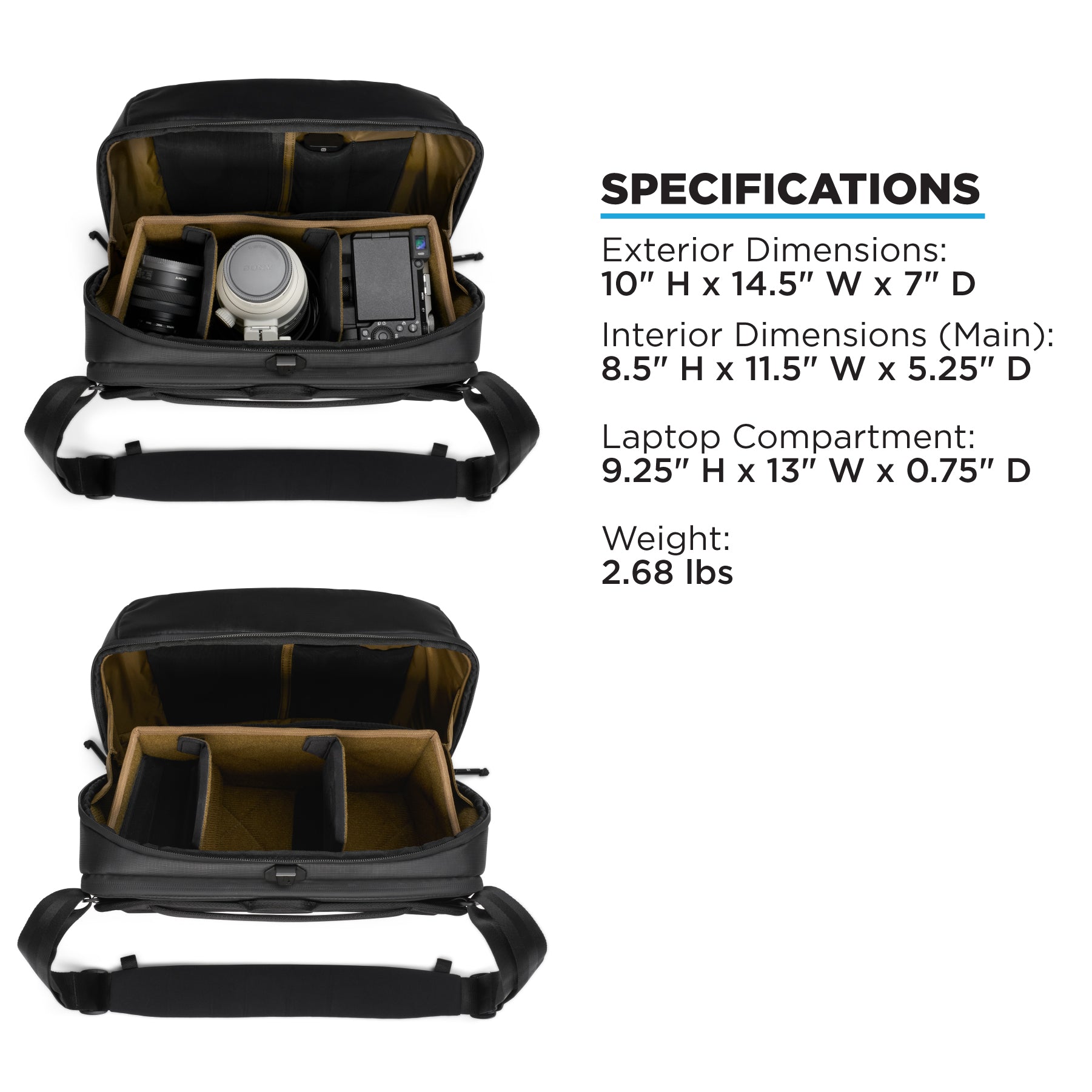 McKinnon Camera Messenger 13L