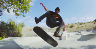 Professional skateboarder Greg Lutzka