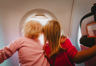 Family traveling internationally with children