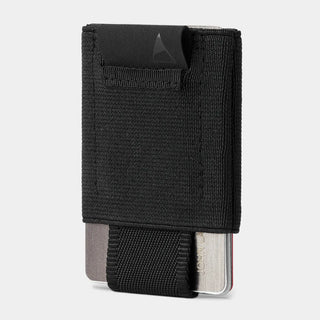 NOMATIC Wallet in black with black tab#color_black-with-black-tab