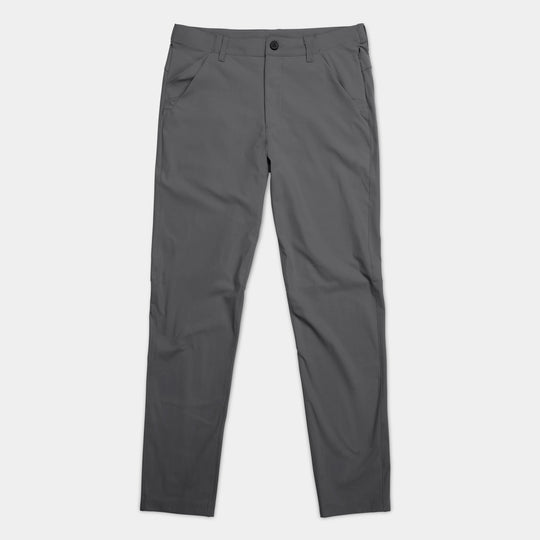 Slim Cut Grey Outset Pant Front #color_grey