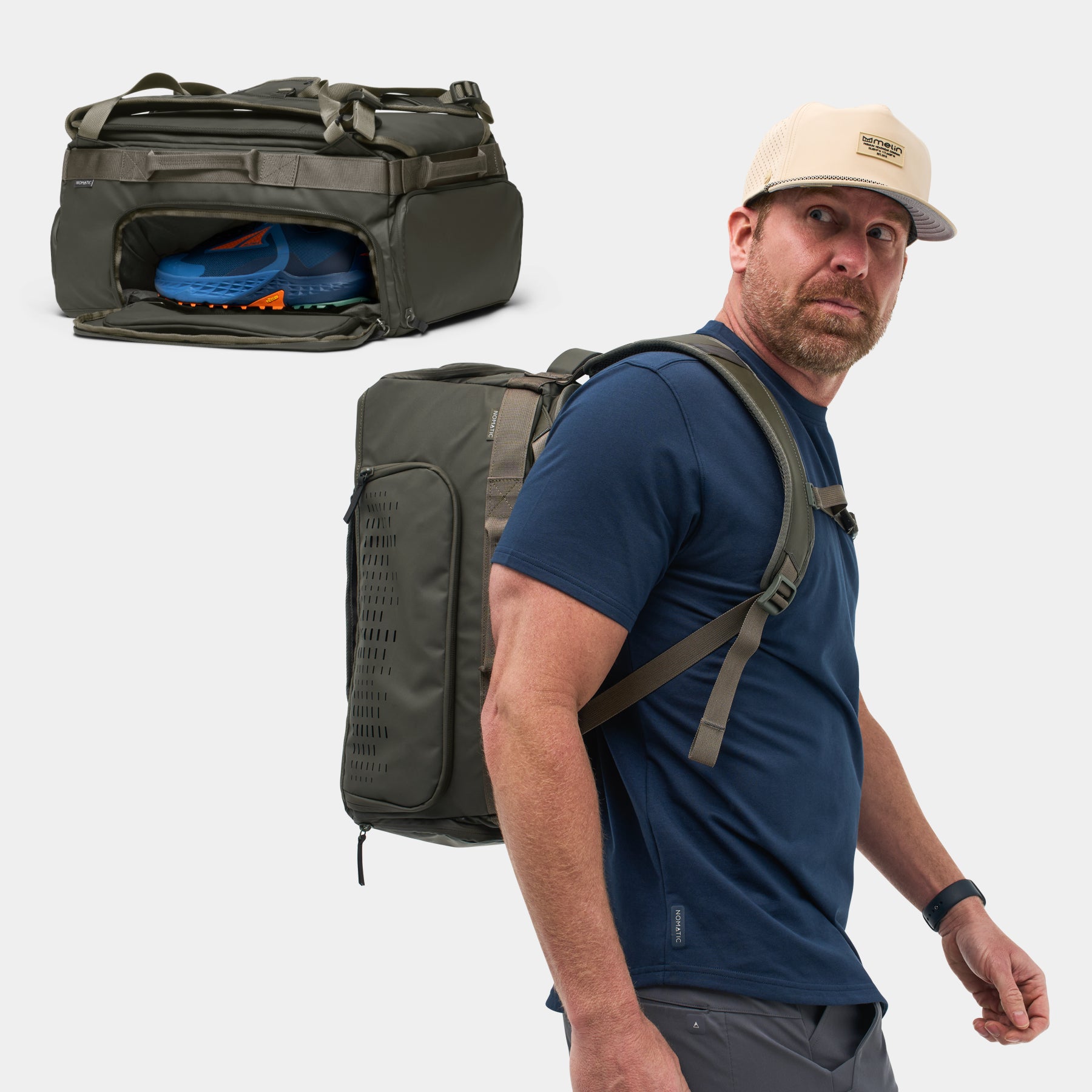 ノマティック NOMATIC トラベルバッグ 30L バックパック ネイビー