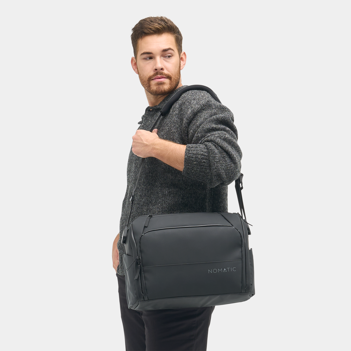 Black Messenger Bag by NOMATIC