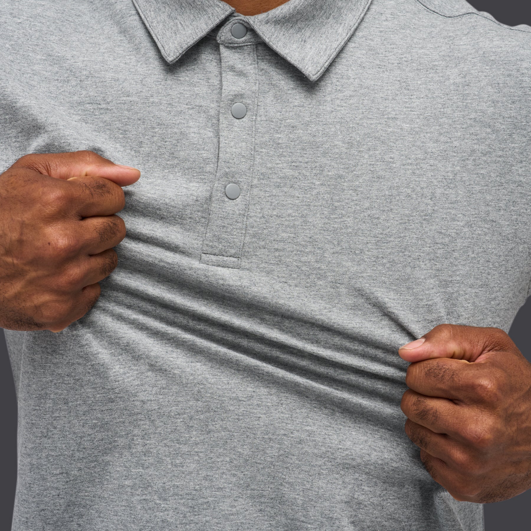ultimus Offset Button Polo Shirt グレー 半袖 ultimus Offset Button Polo Shirt グレー 半袖 【公式通販】