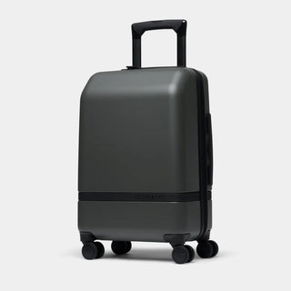NOMATIC Carry-On Classic in olive, front three-quarter product view with handle extended