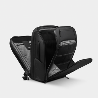 backpack suiter laptop HOTOR Travel Women Flight Approved Carry on Bag Black thick foam padding Integrated Suiter Suiter Backpack Integrated