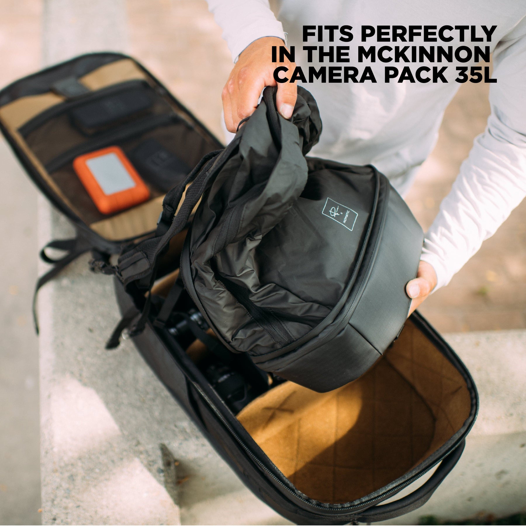 The 35L Camera & 21L Cube Pack: Peter McKinnon X NOMATIC