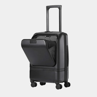 NOMATIC Carry-On Pro with Front Technology Access Panel Open